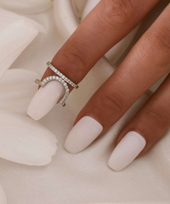 Nail Ring - Argento semplice